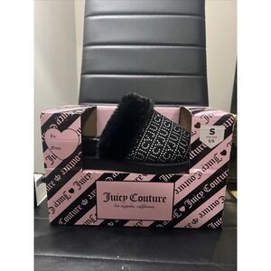 Juicy Couture Style JCPenney-Kira 2 Size S Bs-black Clear  Sleep Shoes